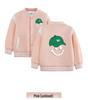 2026 Boys' Korean Style Velvet Baseball Jacket - Autumn/Winter Casual Top