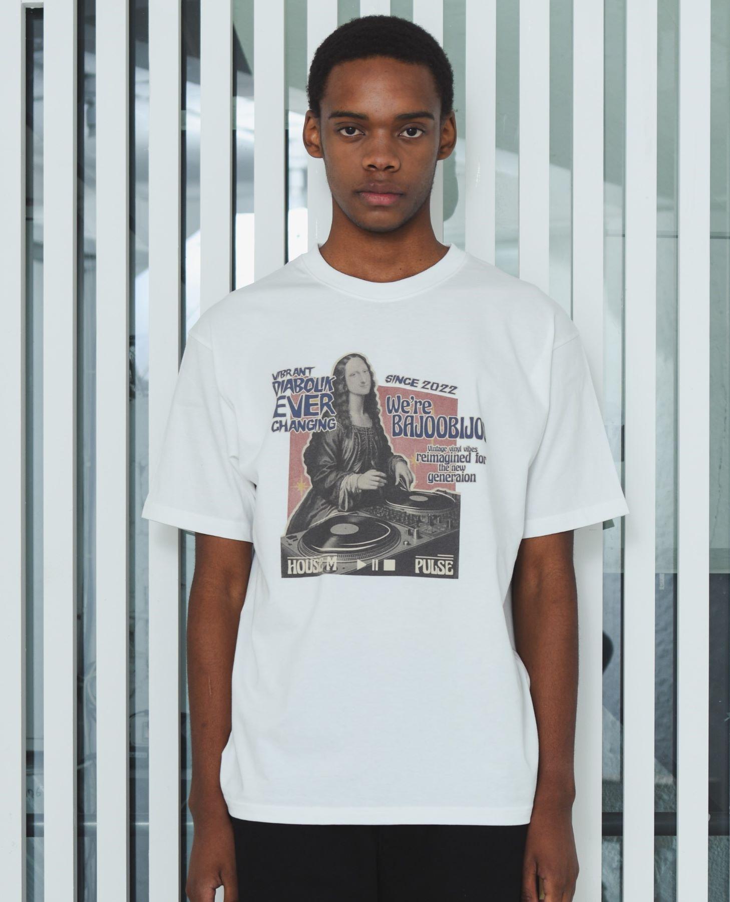 Bajubiju Djing Poster T-Shirt [White] Xl