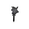 Metal Art Santa Claus Garden Stake Christmas Yard Decoration Outdoor Metal Sculpture Lawn Ornament Festive Holiday Display