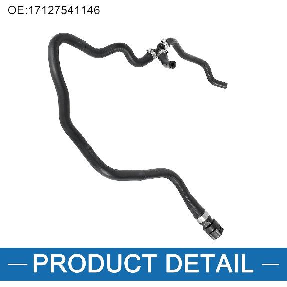 Auto-Kühler Kühlwasser Schlauch vom Ausgleichsbehälter 17127541146 für BMW 750i 2006-2008 Schwarz