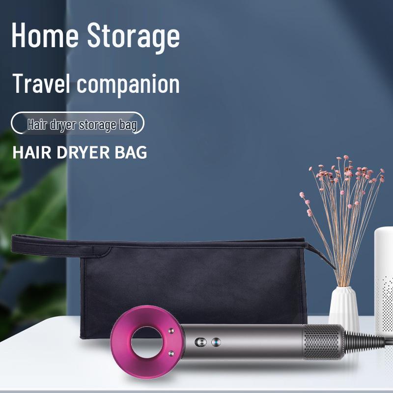 Waterproof PU Leather Hair Dryer & Curling Iron Storage Bag - High Quality, Fashionable & Portable