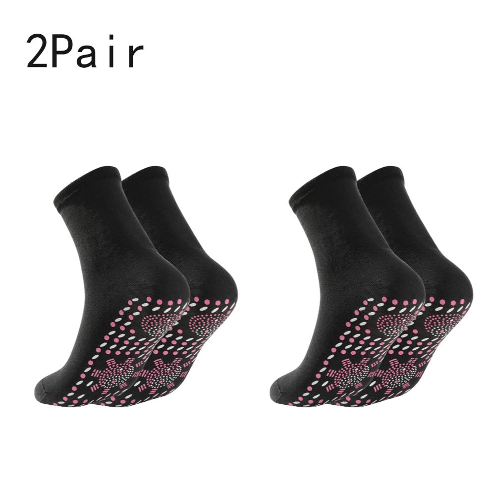 1-3Pair Self Heating Socks Winter Skiing Warm Socks Pain Relief Whole Foot One Size Socks Tourmaline Cold-Resistant for Winter