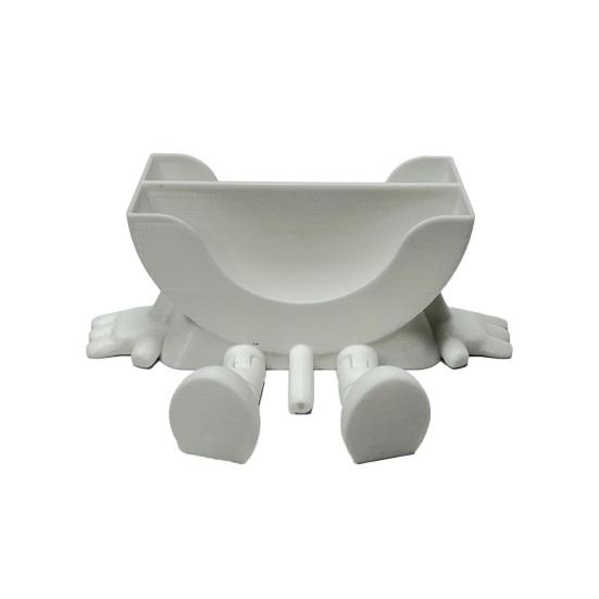 Funny Sponge Holder with Drainage Creative Sink Organizer for Kitchen 3D Printed Smile Sponge Rack Kitchen Sink Accessory