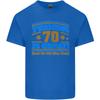 70th Birthday Turning 70 Is Great Year Old Unisexs Light Cotton TShirt