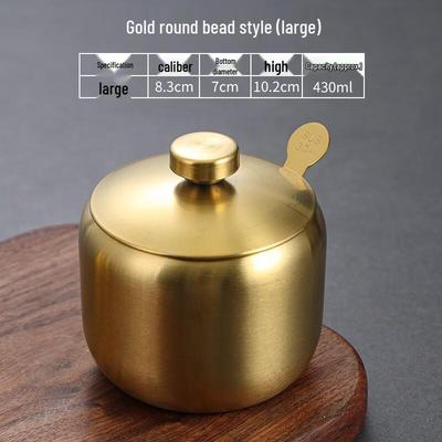 Wutuo 9.5cm Round Seasoning Jar with Spoon