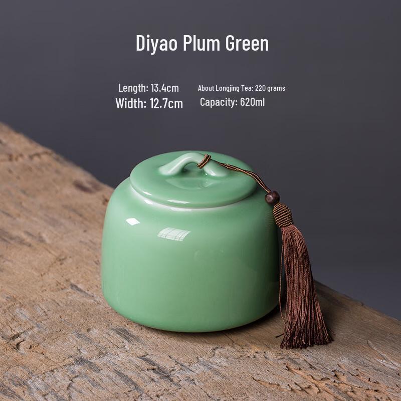 

Shangqi Celadon Ceramic Tea Caddy