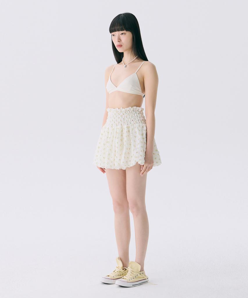 Jun Jun Space Vol12. Smocked Cloud Skirt_Pink(Vol12. Smoked Cloud Skirt_Pink)