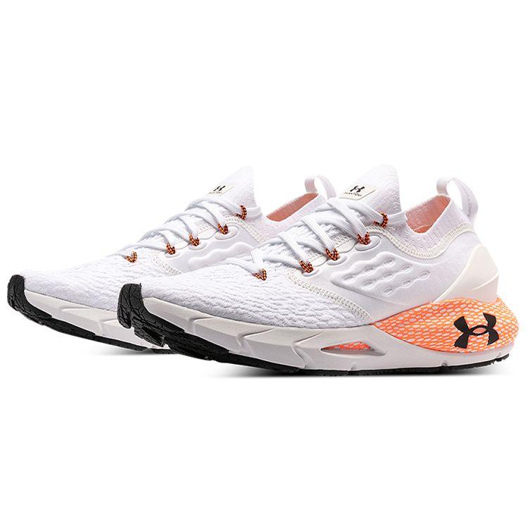 Under Armour HOVR Phantom 2 CN Professional Low Top Running Shoes Men sneaker White Orange 3025194-100