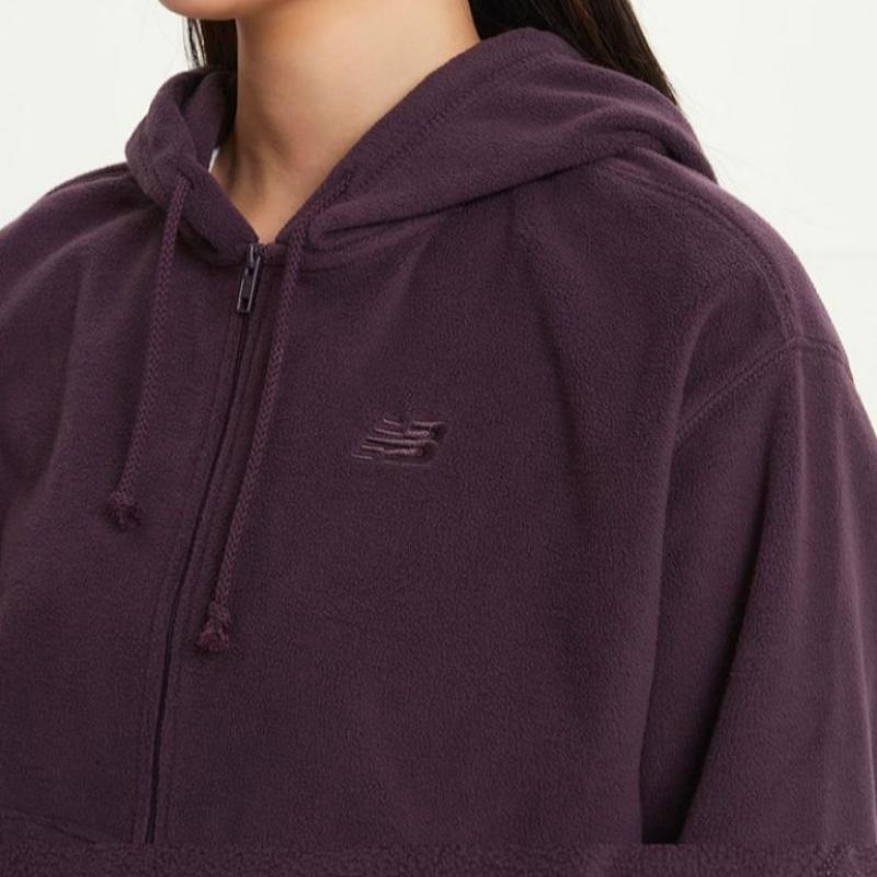 New Balance Polar Fleece Hoodie Zip Up 1 Selected 2 Options Nbmde4s012