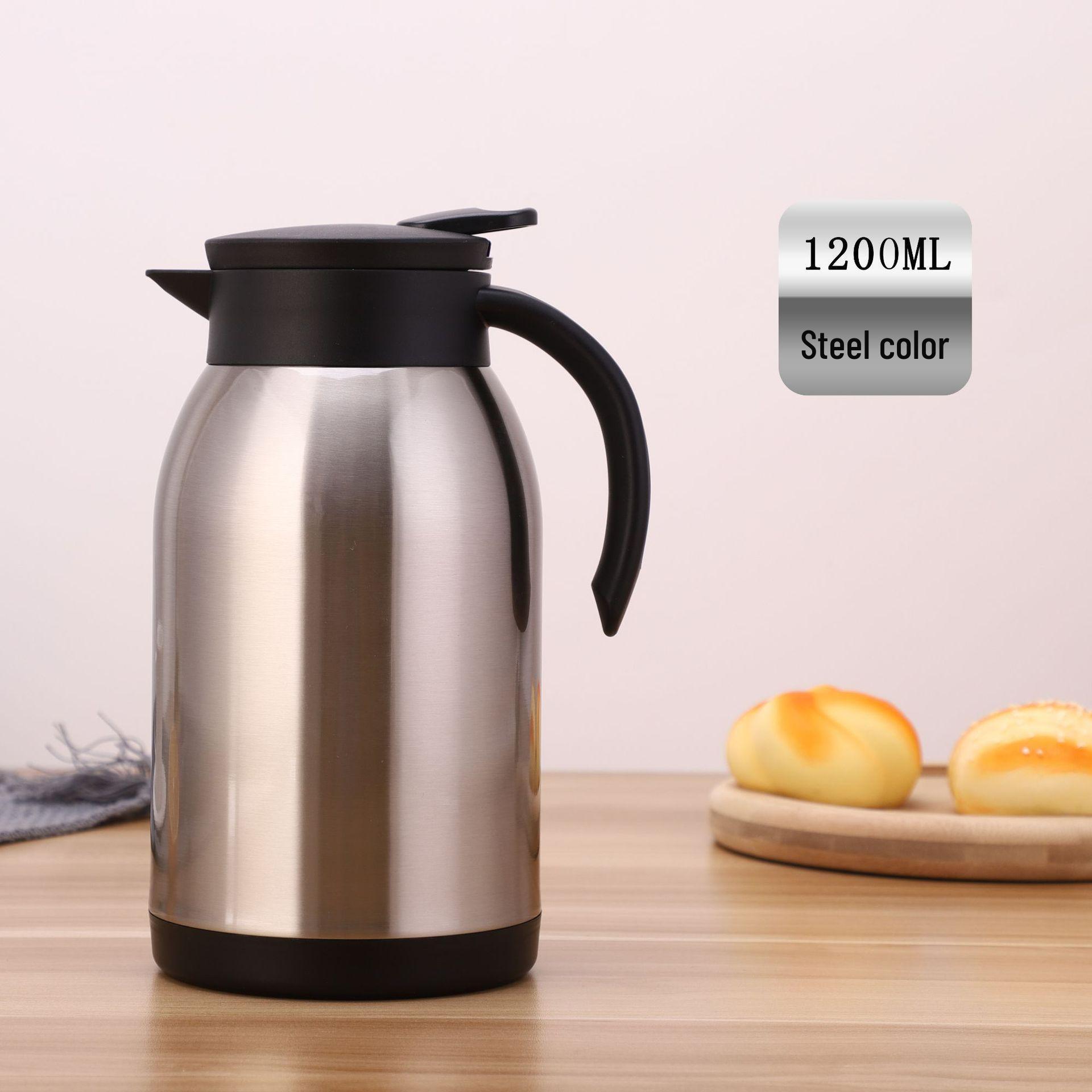 

Large Capacity Stainless Steel Thermos Flask - Portable Insulated Water Bottle for Hot/Cold Drinks