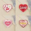 16pack Unique Heart Patches Luxurious Embroidery Patches Personality Appliques for Creative Projects