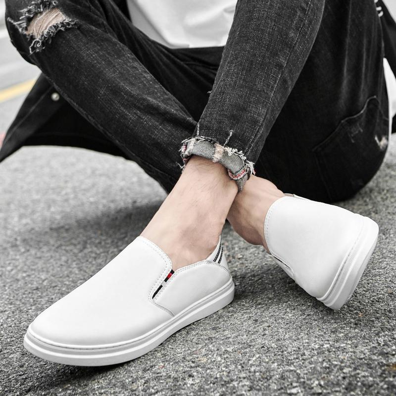 2024 Мужская обувь Натуральная кожа Лоферы Мужская обувь Дышащая плоская дизайнерская — фото 5