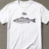 Fih Misspelled Fish Funny Gen Z Meme T Shirt Casual Dumb Humor Gag For Vintage Designer Clothes Streetwear Versatile