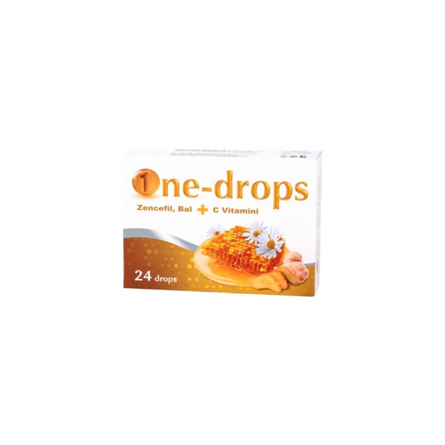 

One Drops Ginger, Honey Vitamin C Vitamin 24 Fastel