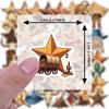 35pcs-150pcs Western Western Decals Vintage Star Star Sticker Pack Cowboy Stickers For Phone Laptop