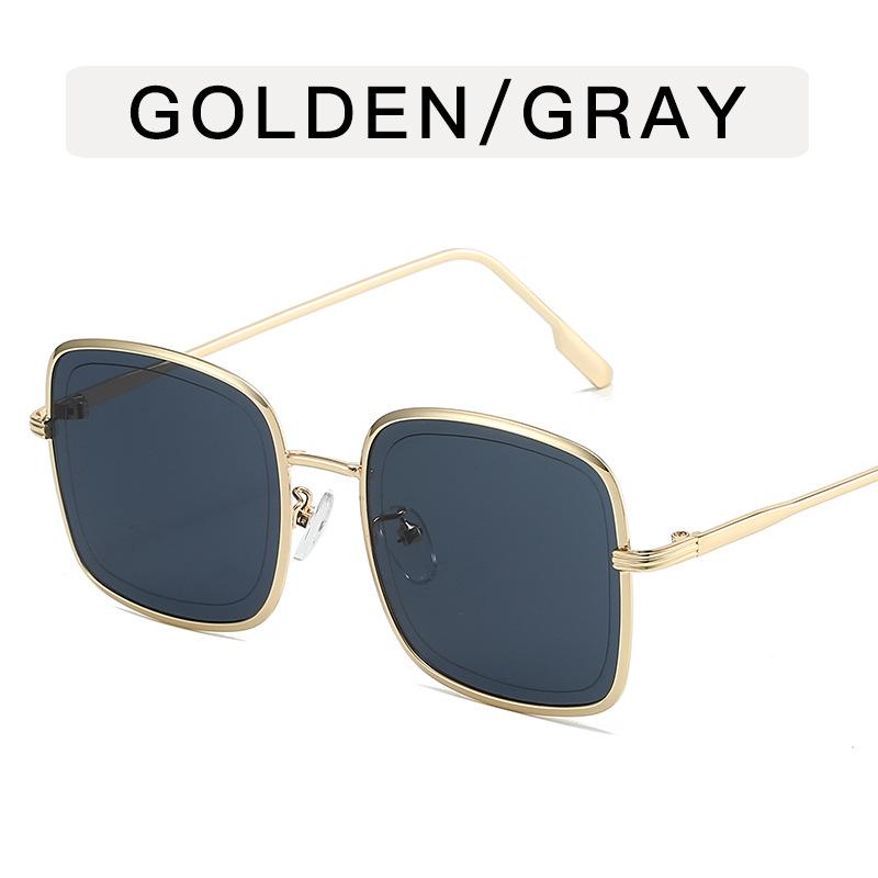 Hong Kong Style Female Sunglasses Square Shape UV Protection Women Sun Glasses High Quality Men Sunglass