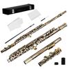 SLADE C Key Flute 16 Closed Holes Flute Antique Copper High Quality Professional Transverse Flute Concert Woodwind Instrument