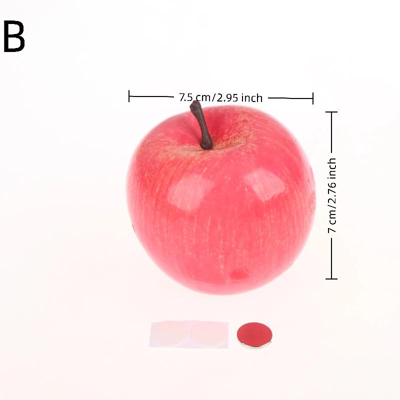 3D Bionic Food Refrigerator Paste Fruit Model Magnets Home Decoration Whiteboard Cartoon Magnetic Stickers Kitchen Decoration