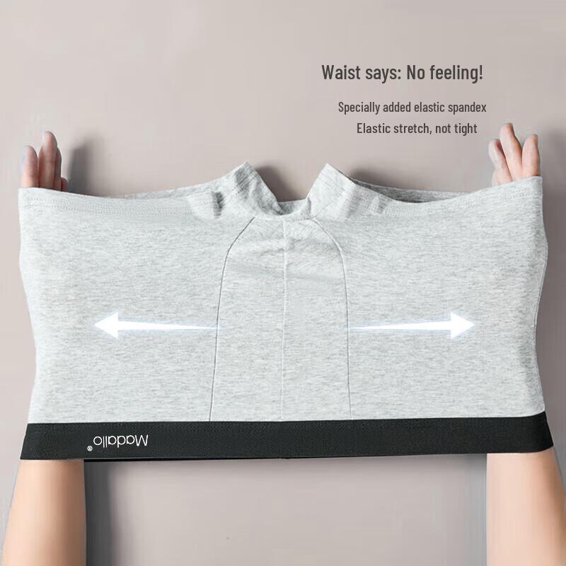 Men's Modal Cotton Antibacterial Breathable Loose Underwear 4-Pack