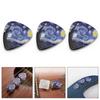 Pack of 3 Professional Guitar Plectrums Celluloid Texture Guitar Accessories Perfect for Acoustic Electric Bass Ukulele