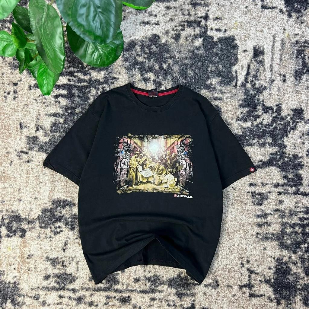 Airwalk Vintage Y2K Skateboarding Logo Mens Kids T Shirt 1TS113 Skate Streetwear Tee