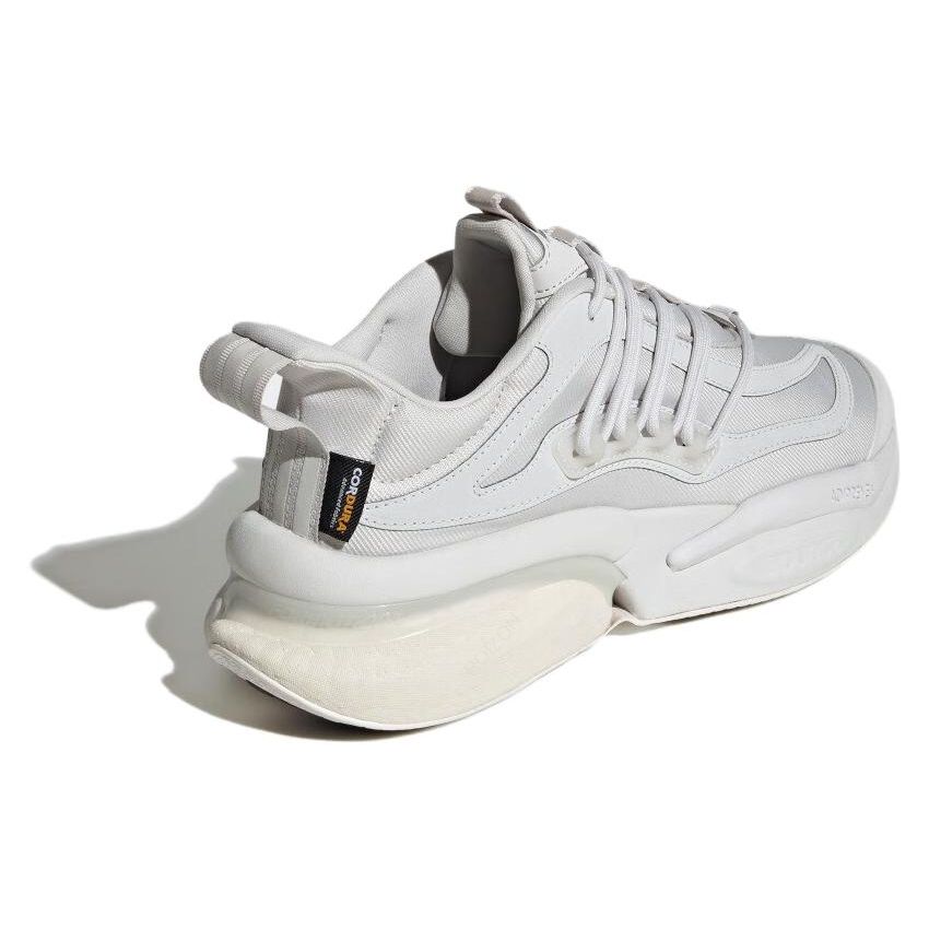 adidas Alphaboost V1 Confortáveis Duráveis Leves Tênis de Corrida Casuais de Cano Baixo Masculinos Tênis Branco IE9704