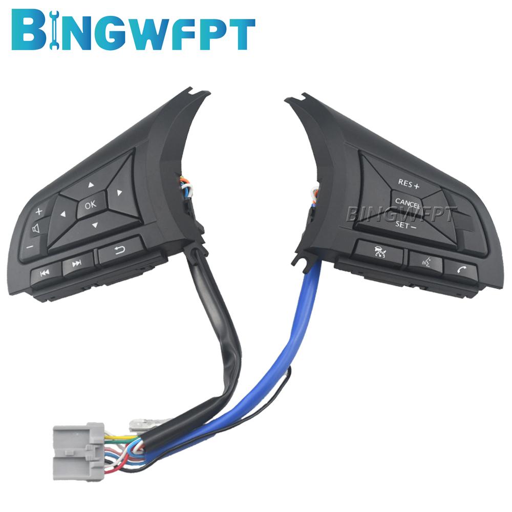 Car Styling Cruise Control Volume Steering Wheel Switch Button For Nissan Note Epower 2018 2019 2020 Np300 2017 Low version