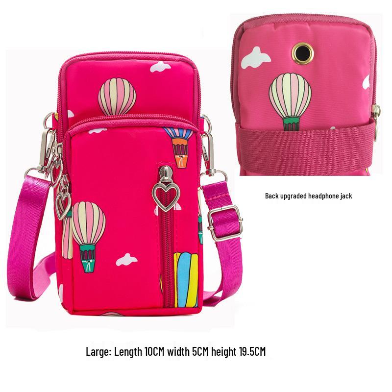 Koreansk Stil Dame Crossbody Telefonveske - Mini Vertikal Myntpung Pung
