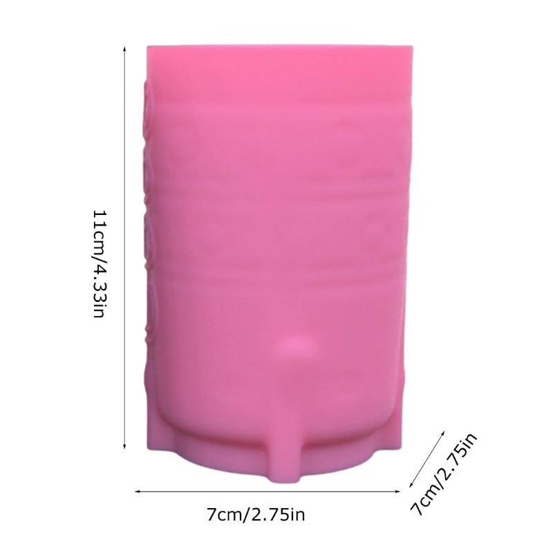 Creative Cement Flower Pots Crafting Mold Essential Silicone Mold for DIY Cement Planter Project Flower Container Moulds