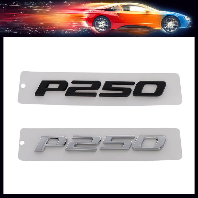 3D Premium P250 P 250 for Car Fender Trunk Rear Bonnet Decal Emblem Badge Sticker