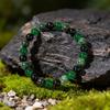 Festive Gifts Green Agate African Turquoise Black Onyx Beaded Bracelet Natural Fashion Jewelry For Men Women Daily Wear Gift