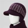 Hat Women's Autumn and Winter Fleece Thick Warm Ear Protector Wool Hat Cold-proof Cotton Hat