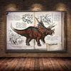Modułowy Płócienny Ark Survival Evolved Obrazy Malarstwo Gra Survivalowa Wystrój Domu Druk Plakat Dinozaura Salon Nowoczesna Sztuka Ścienna