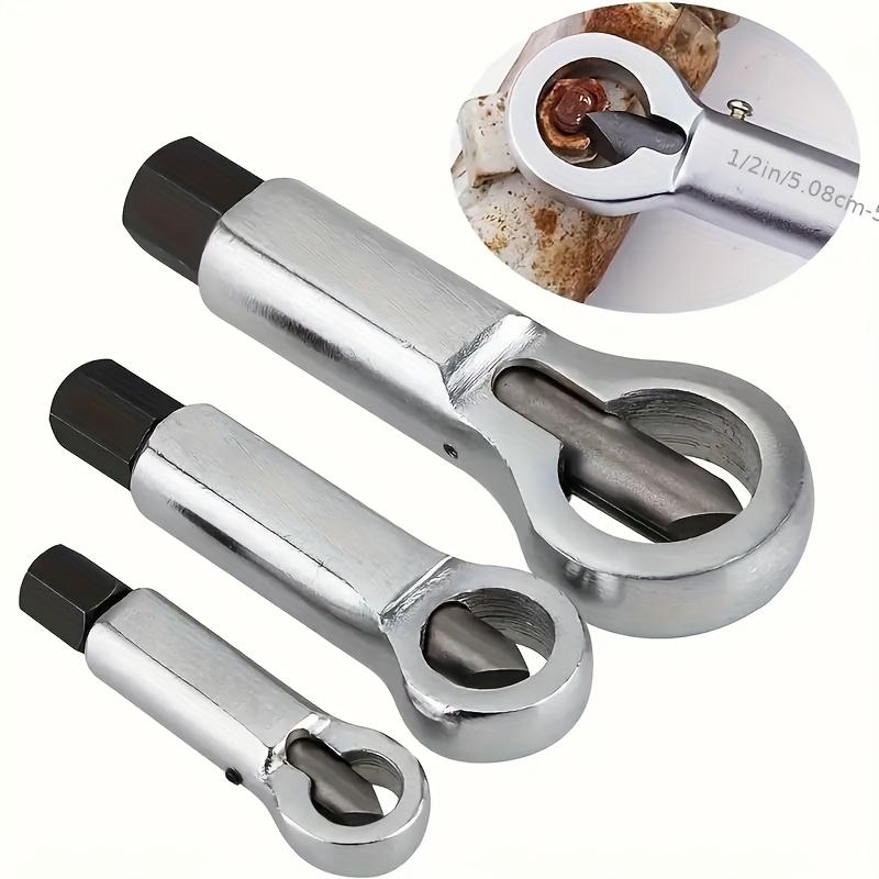 3pcs Metal Nut Splitter Separator, Metal Nut Splitter Breaker Manual Pressure Nut Splitter Remover Extractor Tool