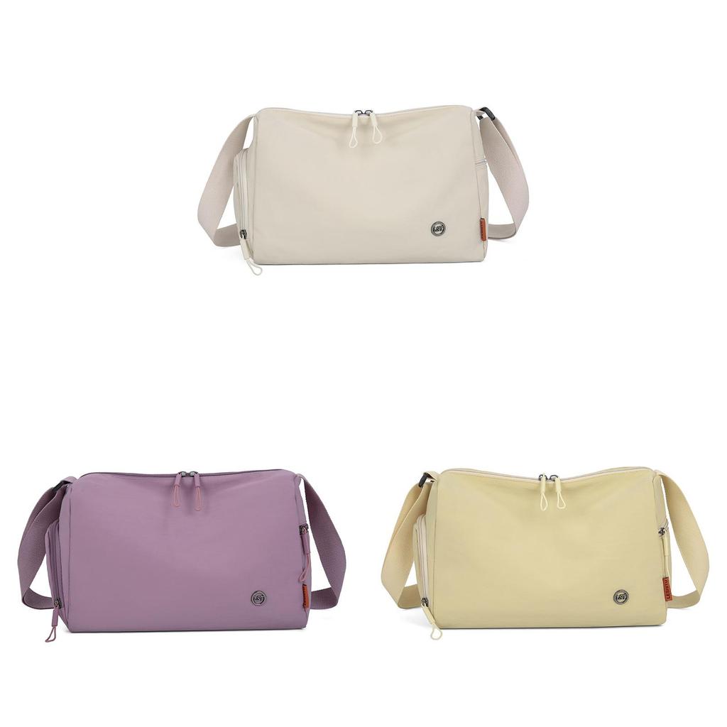 Casual Nylon Shoulder Bag For Women With Inner Pouch And Lightweight Design