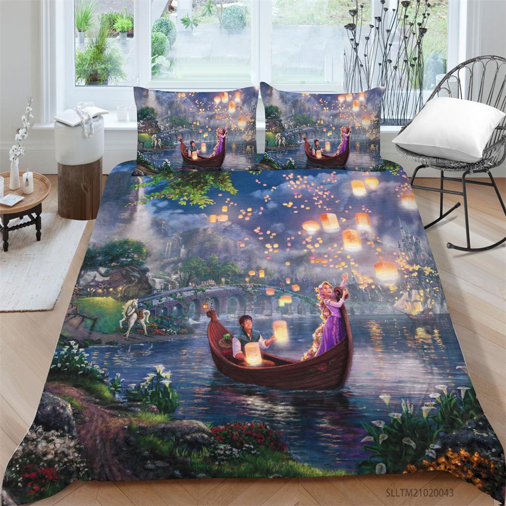 Duvet Cover Catton 3D Printing Home Textiles with Pillowcase Soft Quilt Cover Children Teen Bedding Cover Suit