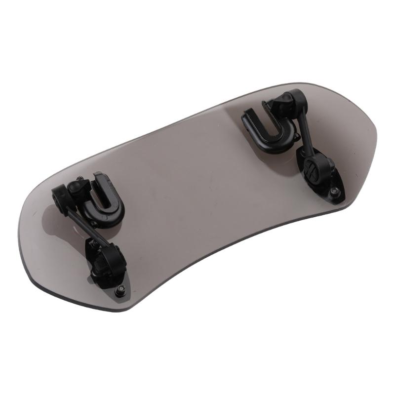 Motorcycle Windshield Airflow Adjustable Windscreen Extension Wind Deflector