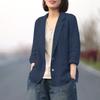 ZANZEA Women Casual Turn Down Collar Long Sleeve Thin Unlined Cardigan Tops Decorative Pocket