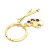 New Painter Tools-Palette And Brush Keychain Pendant Keychains  Ring Diy
