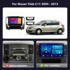 Android 14 Car Radio For Nissan Tiida C11 2004-2013 Multimedia Player Navigation Wireless CarPlay Touch Screen Stereo Bluetooth