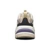 Skechers Stamina V2 Mesh Fabric Synthetic Leather Mecha Shoes II Shock Absorbing Breathable Low Top Dad Shoes Women Sneaker Natural-Purple 149510-NTPR