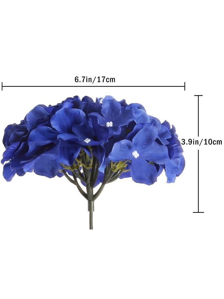 10 Pcs Artificial Hydrangea Flowers Fake Hydrangea Silk Flowers Heads with Stems Faux Hydrangea for Table Wedding Baby Shower Party Home Decorations