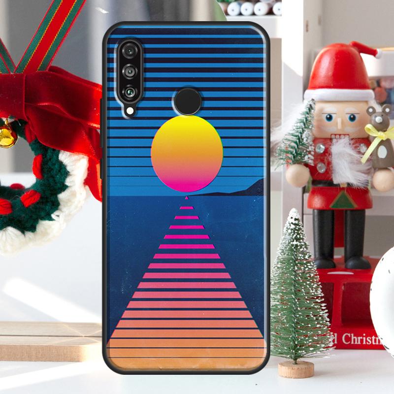 

Neon Retrowave 80s Vintage Art For Huawei Nova 7i 8i 11i 12i 12s Y73 Y70 Y90 Y60 Y72 Y61 Y91 9 10 SE P30 Pro P40 Lite Case Huawei P30 Lite