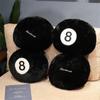 Toy 8 Ball Plushies 8 Ball Plush Pillow Billiards 8 Ball Plush Toy Simulation Billiards Plush Toys