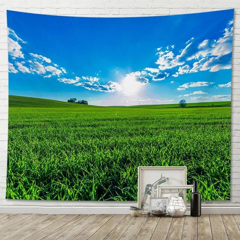 Гобелен с пейзажами голубого неба — фото 14