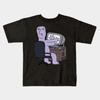 Boys Girls Soft Cotton Graphic Tees Wall Guy T-shirt Breathable Daily School Wear Kids T-Shirts