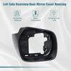 GXARTS Left Side Rearview Door Mirror Cover Housing Compatible with Lexus GX460 2010 2011 2012 2013 2014 2015 2016 2017 2018 2019 2020 2021 2022 2023