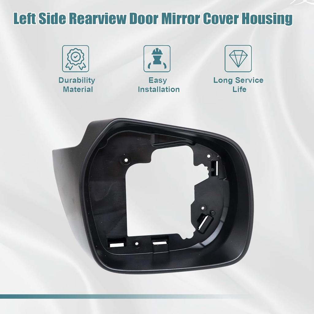 GXARTS Left Side Rearview Door Mirror Cover Housing Compatible with Lexus GX460 2010 2011 2012 2013 2014 2015 2016 2017 2018 2019 2020 2021 2022 2023