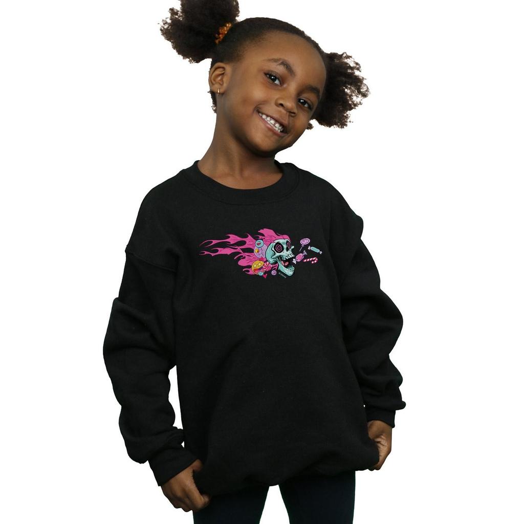 Disney Girls Wreck It Ralph Candy Skull Sweatshirt