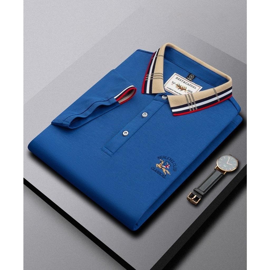 STORN Summer Men's Polo Shirts High Quality Solid Color Short Sleeve Turn Down Collar Embroidery Casual Male Tees